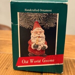 Hallmark 1989 Old World Gnome Christmas Ornament